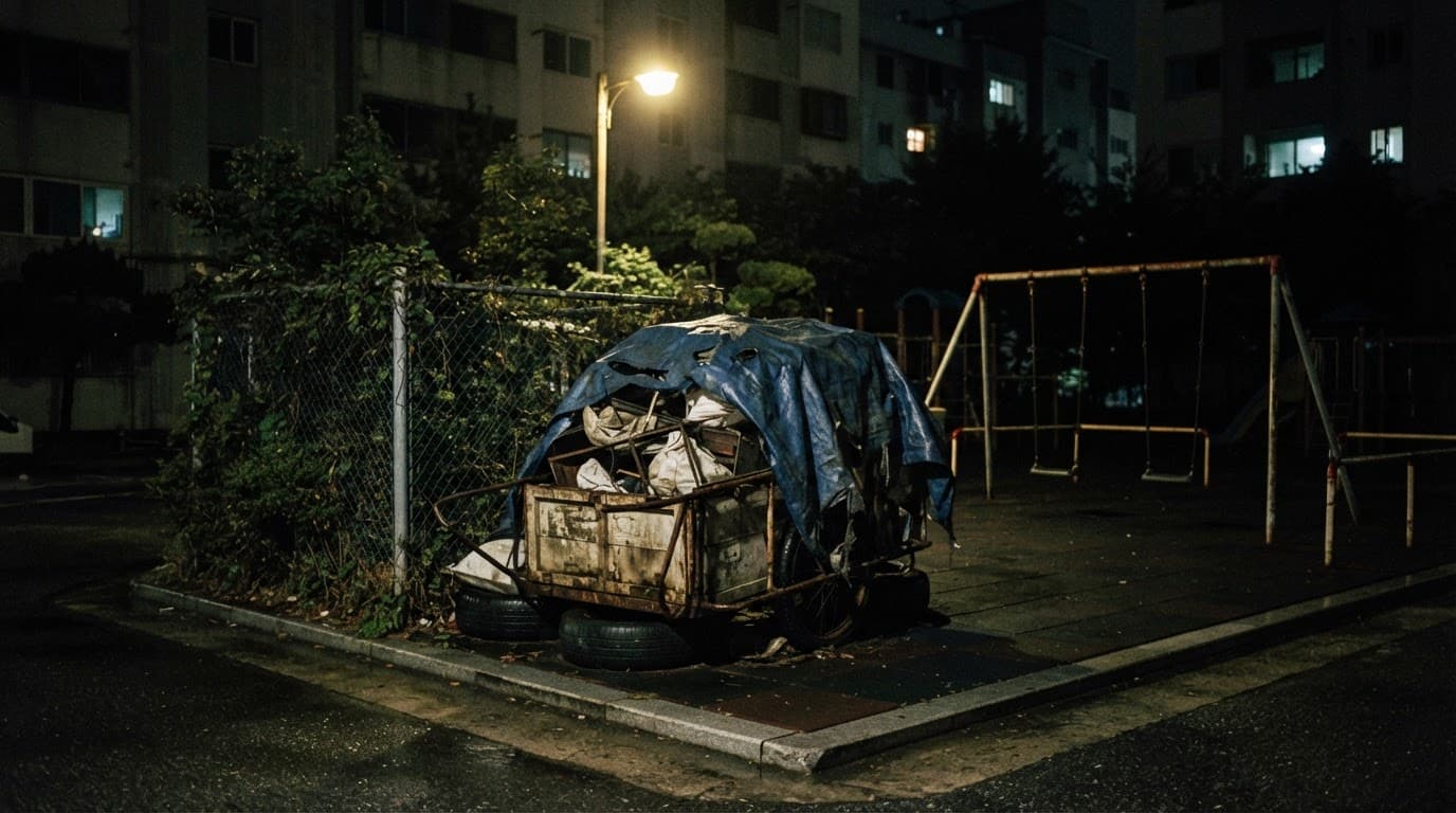 安山手拉車事件:三年來,孩子們就在它旁邊玩耍,卻不知道裡面藏著一具屍體