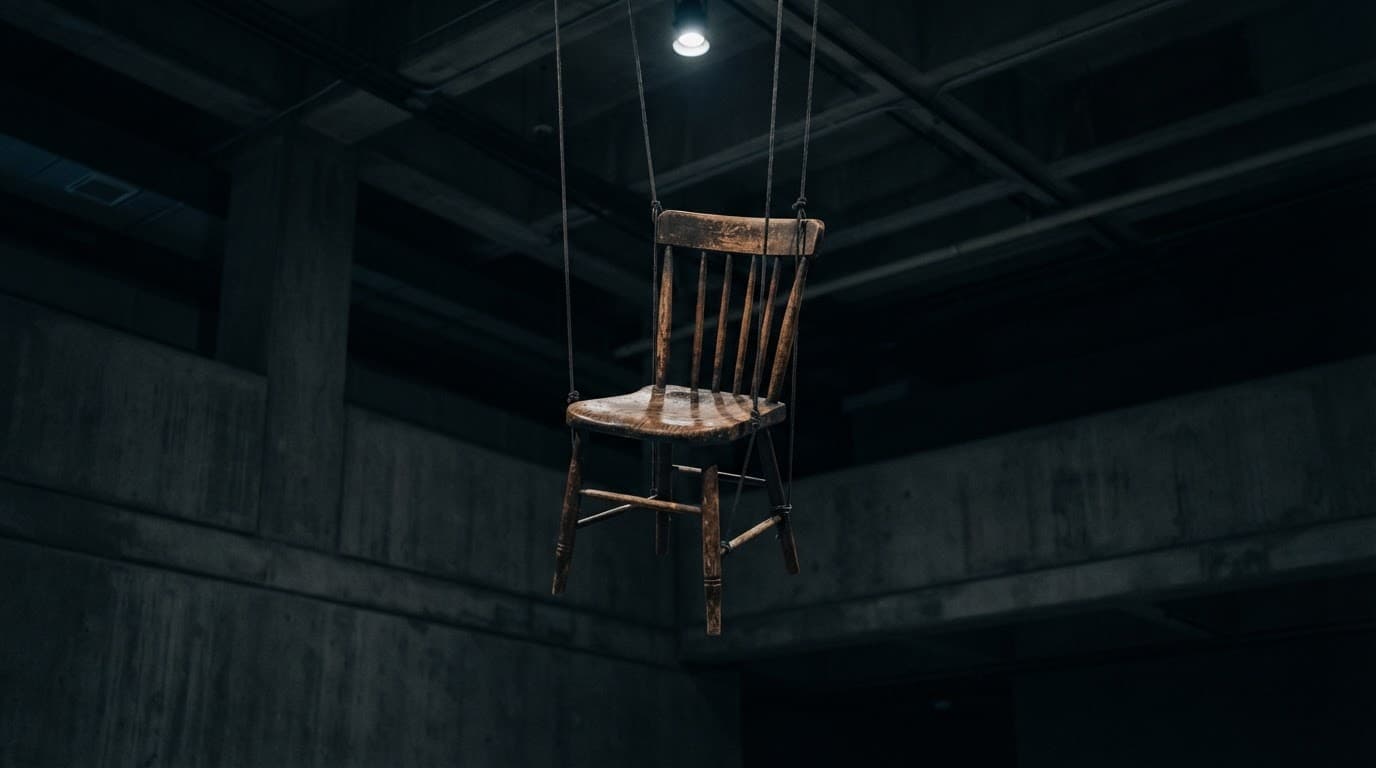 죽은 자의 의자: 교수형당한 살인자의 저주, 이어진 죽음들, 그리고 이 참나무 의자가 박물관 천장에 매달리게 된 이유