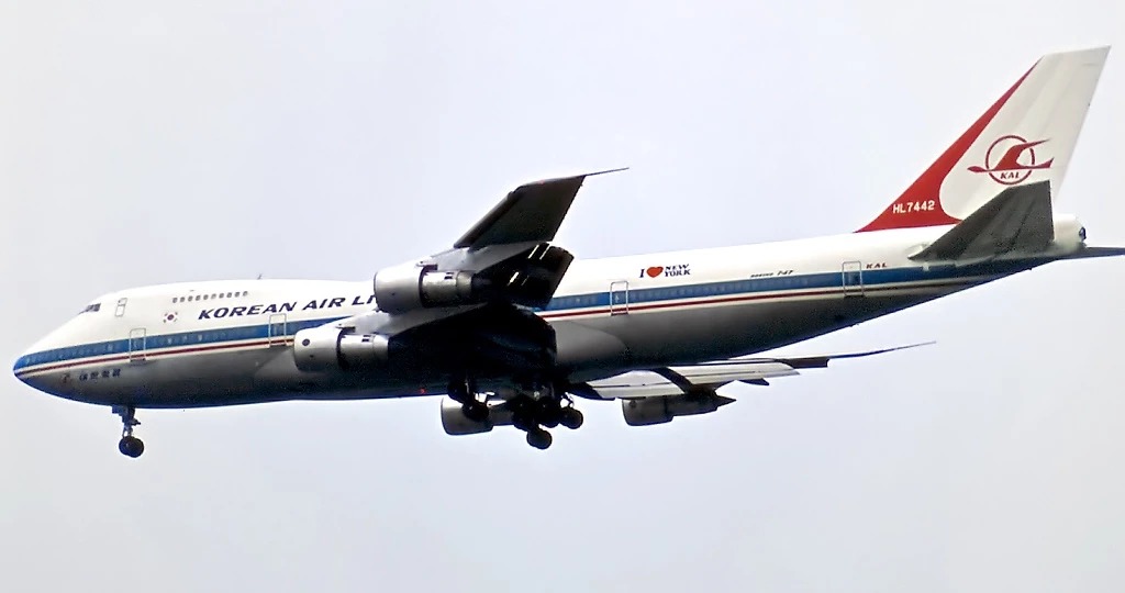 1983年9月1日に失われたまさにその機体、大韓航空ボーイング747-230B HL7442
